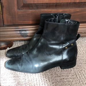 Talbots Leather Pointed Booties